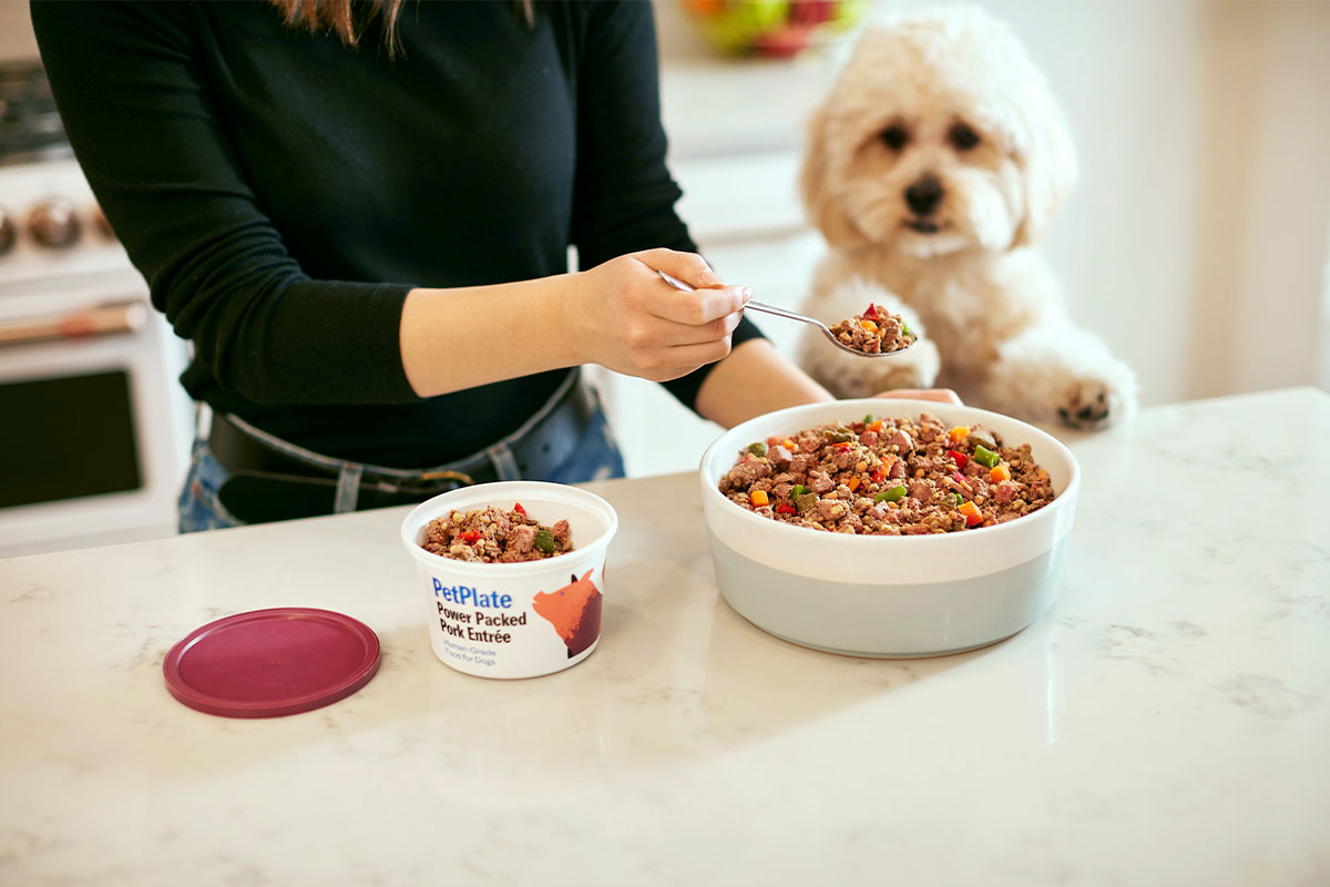 PetPlate's fresh, human-grade dog foods will be available at PetSmart stores